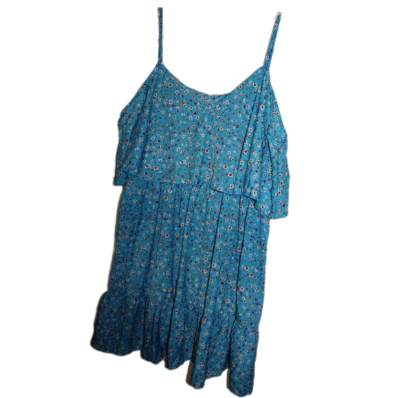 Women's Plus Size Spring Floral Dress - Picture 8 of 16